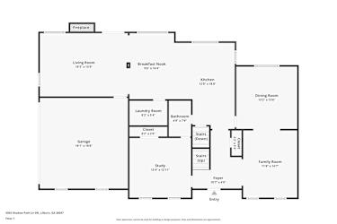 Floor plan 2 for 5055 Shadow Path Ln SW