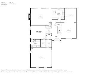 Floor plan 1 for 506 Wynnwood Dr