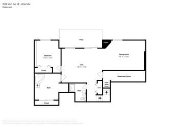 Floor plan 1 for 5089 Main Ave NE