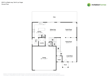 Floor plan 1 for 509 E La Madre Way