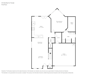 Floor plan 1 for 510 Del Mar Dr