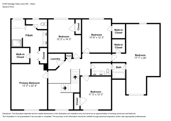 Floor plan 3 for 5106 Heritage Oaks Lane SW