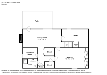 Floor plan 1 for 5112 70th Ave N
