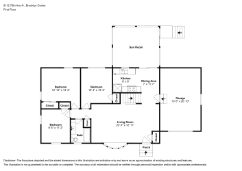 Floor plan 2 for 5112 70th Ave N