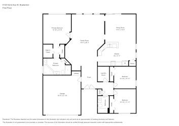 Floor plan 1 for 5120 52nd Ave W