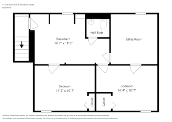 Floor plan 1 for 5121 France Ave N