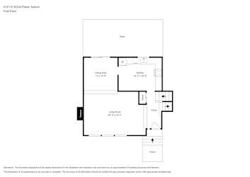 Floor plan 2 for 5121 S 302nd Pl