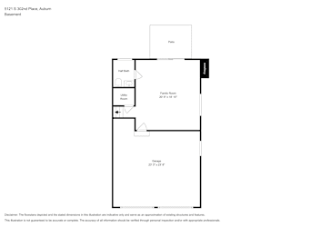 Floor plan 1 for 5121 S 302nd Pl