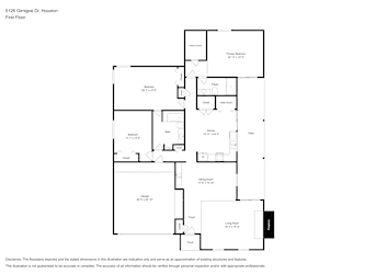 Floor plan 1 for 5126 Girnigoe Dr
