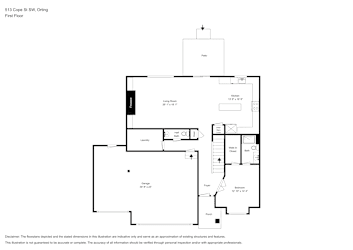 Floor plan 1 for 513 Cope St SW