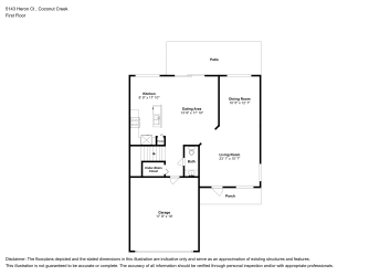 Floor plan 1 for 5143 Heron Ct