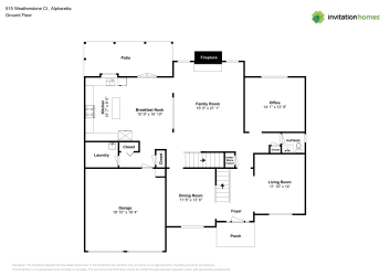 Floor plan 1 for 515 Weatherstone Ct