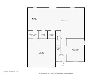 Floor plan 1 for 517 Southwick Place