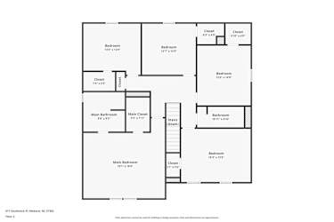 Floor plan 2 for 517 Southwick Place