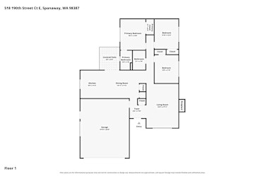 Floor plan 1 for 518 190th Street Ct E