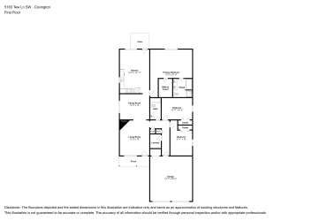 Floor plan 1 for 5183 Tew Ln SW