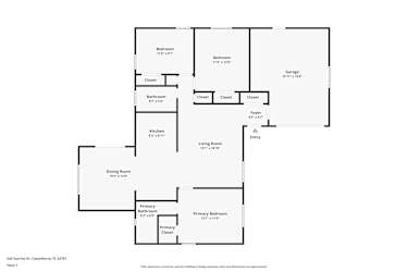 Floor plan 1 for 520 Sunrise Dr