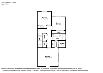 Floor plan 2 for 5203 W Warner St