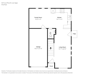 Floor plan 1 for 5213 Los Pinos St