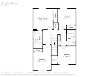 Floor plan 2 for 5213 Los Pinos St