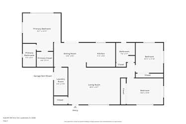 Floor plan 1 for 5220 NE 19th Ave