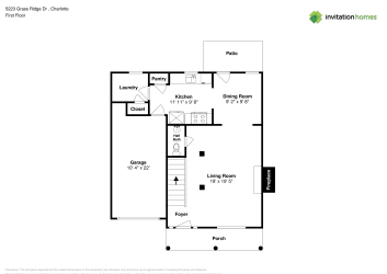 Floor plan 1 for 5223 Grass Ridge Dr
