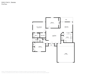 Floor plan 1 for 5232 N 74th Dr