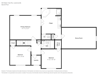 Floor plan 2 for 525 Station View Run