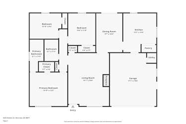 Floor plan 1 for 5252 Station Cir
