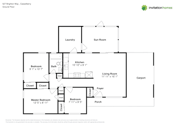Floor plan 1 for 527 Brighton Way