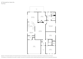 Floor plan 1 for 527 Stonewall Ave