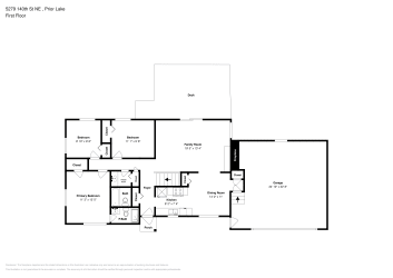 Floor plan 2 for 5279 140th St NE