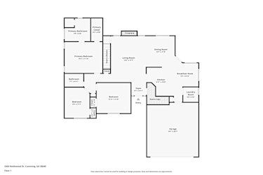 Floor plan 2 for 5305 Keithwood Dr