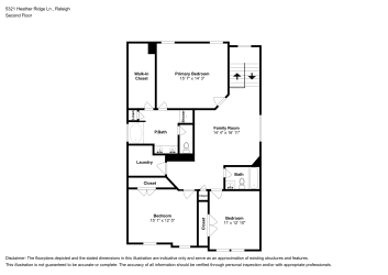 Floor plan 2 for 5321 Heather Ridge Ln