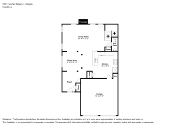 Floor plan 1 for 5321 Heather Ridge Ln