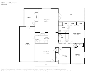 Floor plan 1 for 5343 Colewood Pl