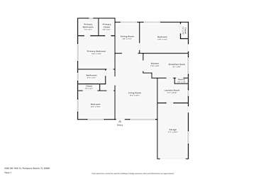 Floor plan 1 for 5365 SW 10th Ct