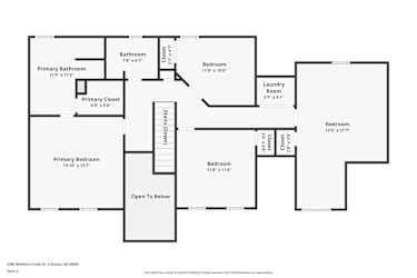 Floor plan 2 for 5390 Wellborn Creek Dr