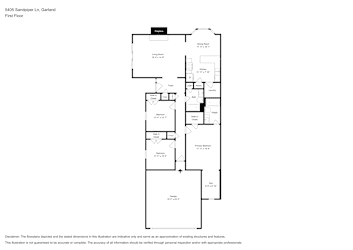 Floor plan 1 for 5405 Sandpiper Ln