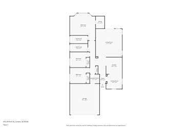 Floor plan 1 for 5413 W Park St