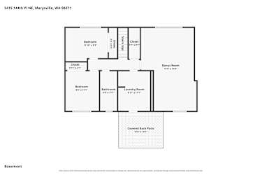 Floor plan 1 for 5415 144th Pl NE