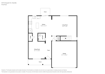 Floor plan 1 for 5419 Graypark Dr