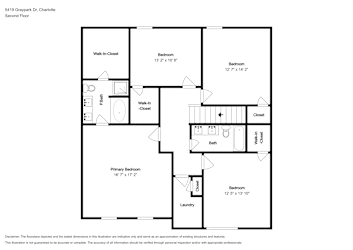 Floor plan 2 for 5419 Graypark Dr