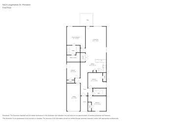 Floor plan 1 for 5423 Longshadow Dr
