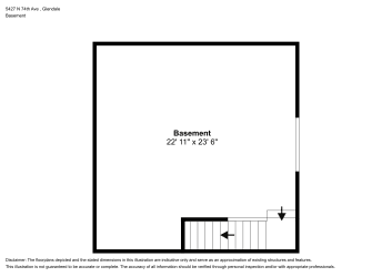 Floor plan 1 for 5427 N 74th Ave