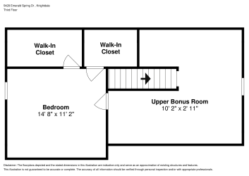 Floor plan 3 for 5428 Emerald Spring Dr