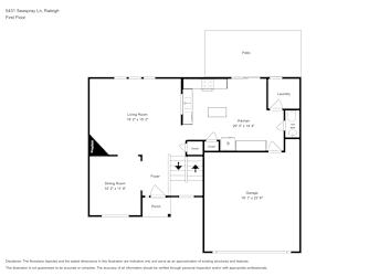 Floor plan 1 for 5431 Seaspray Ln