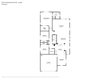 Floor plan 1 for 5431 W Shumway Farm Rd