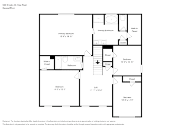 Floor plan 2 for 544 Snooks Ct