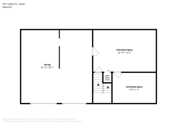 Floor plan 1 for 5451 Ledford Dr